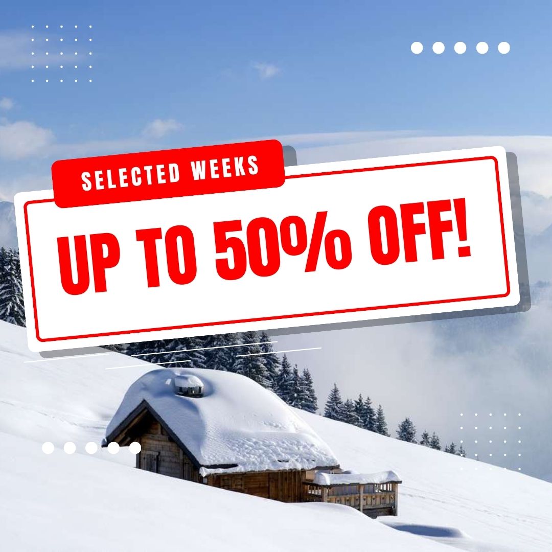 Chalet holidays special offer graphic