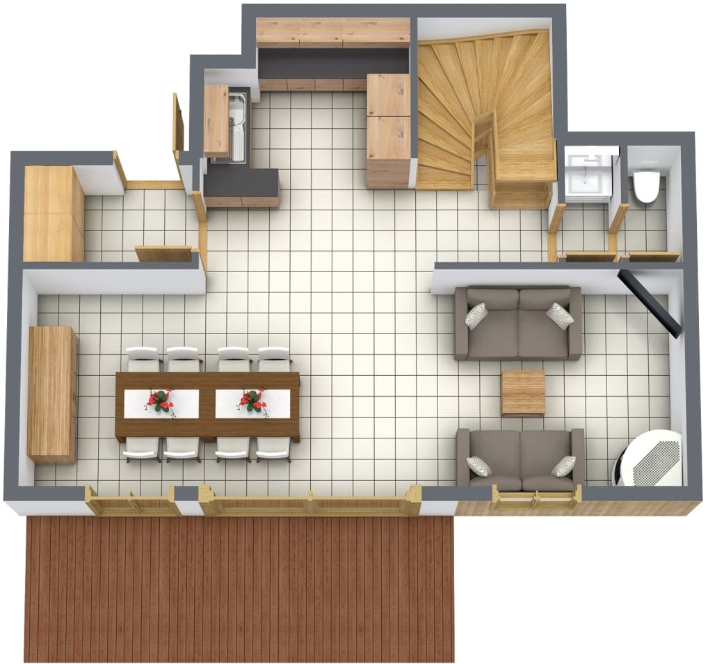 Floor plan of Negritelles 2