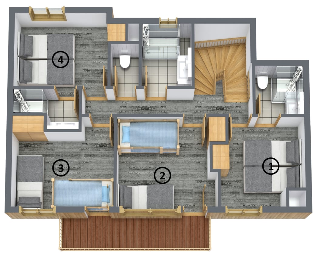 Floor plan of Negritelles 2