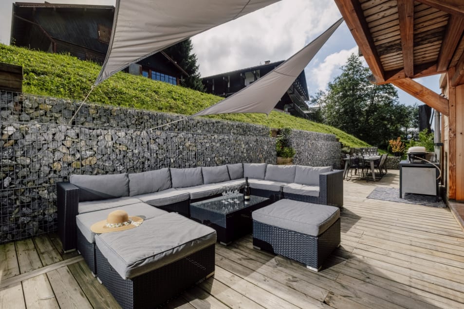 Terrasse de l'Alpine Lodge