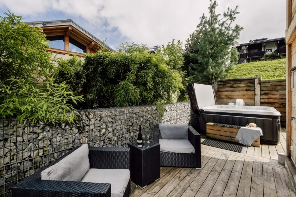 Terrasse de l'Alpine Lodge