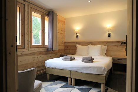 La chambre 6 du Chalet Alpine Lodge