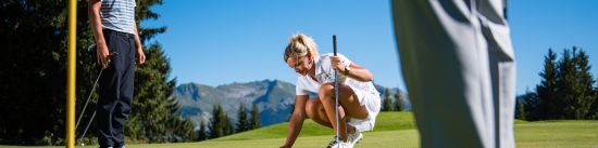 Golfer aux Gets pendant l'éte