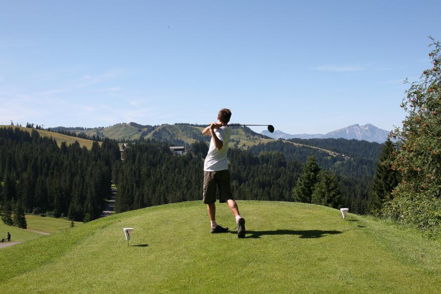 Golf in Les Gets during the summer