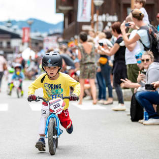 Toddlers mtb in Les Gets