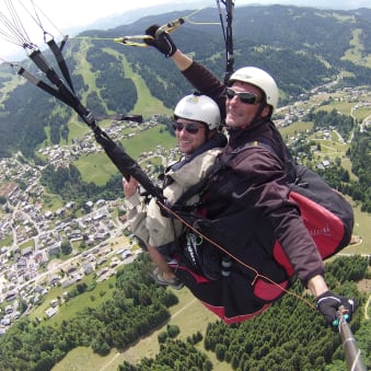 Parapenting in the Portes du Soleil