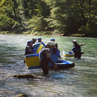 Hydro-speed in Les Gets