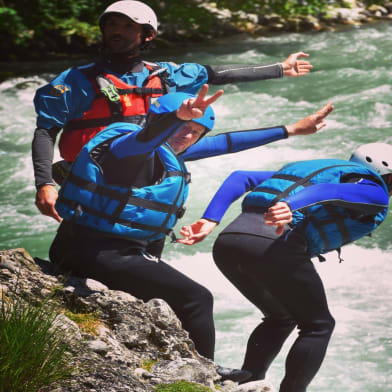 Hydro-speed in Les Gets