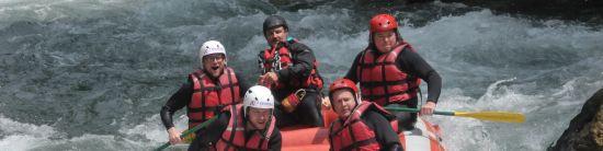 Rafting en Eaux-Vives Les Gets pendant l'été