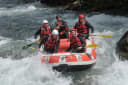 Rafting en Eaux-Vives Les Gets pendant l'été