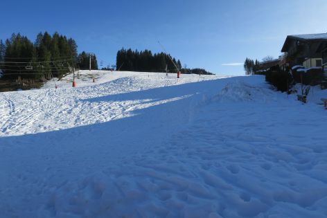 Top of Vieux-Chêne slope in Les Gets
