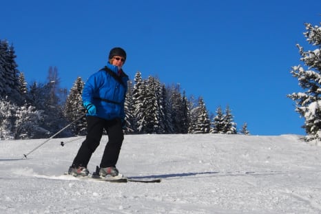 Top of Perrieres sledging slope