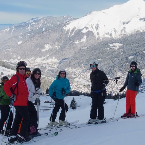 ski lessons in les gets