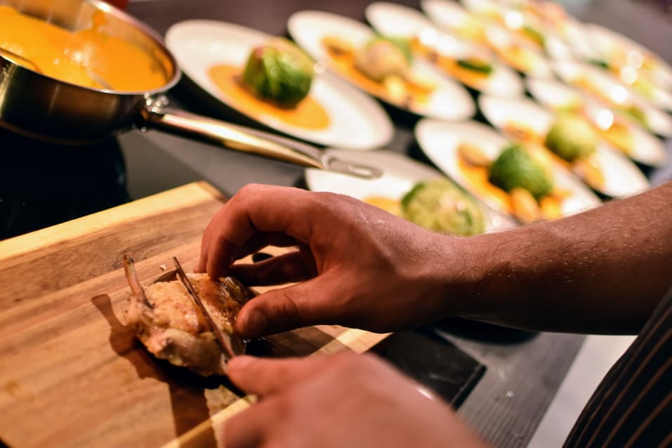 Chef Raphael's famous chalet catering