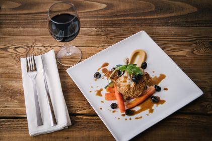 A delicious chalet meal