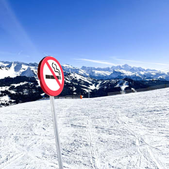 Les Gets, un domaine skiable sans cigarettes