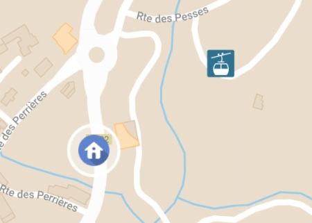 Emplacement des Suites de l'Alpe - Les Gets