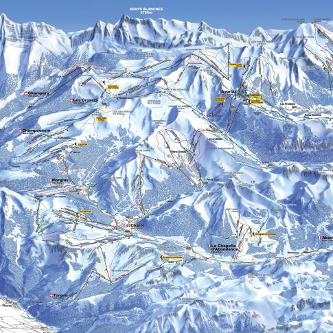 Portes Du Soleil Piste Map