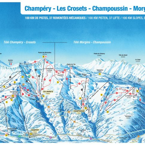 Champery Piste Map