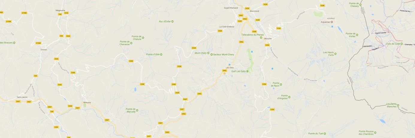 Carte des Gets