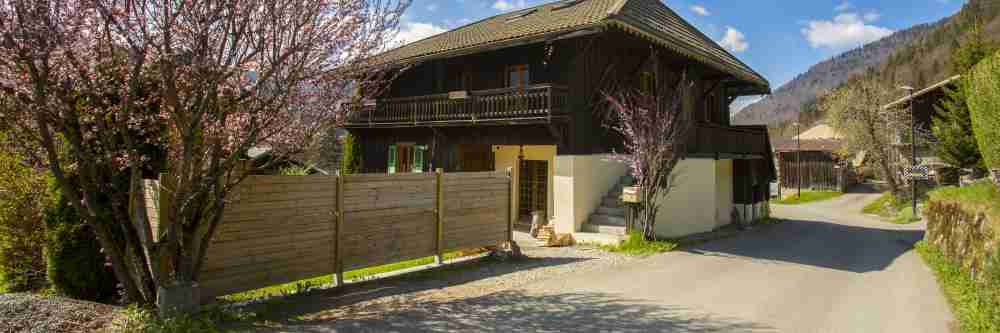 Heyday Chalet Morzine in sunshine