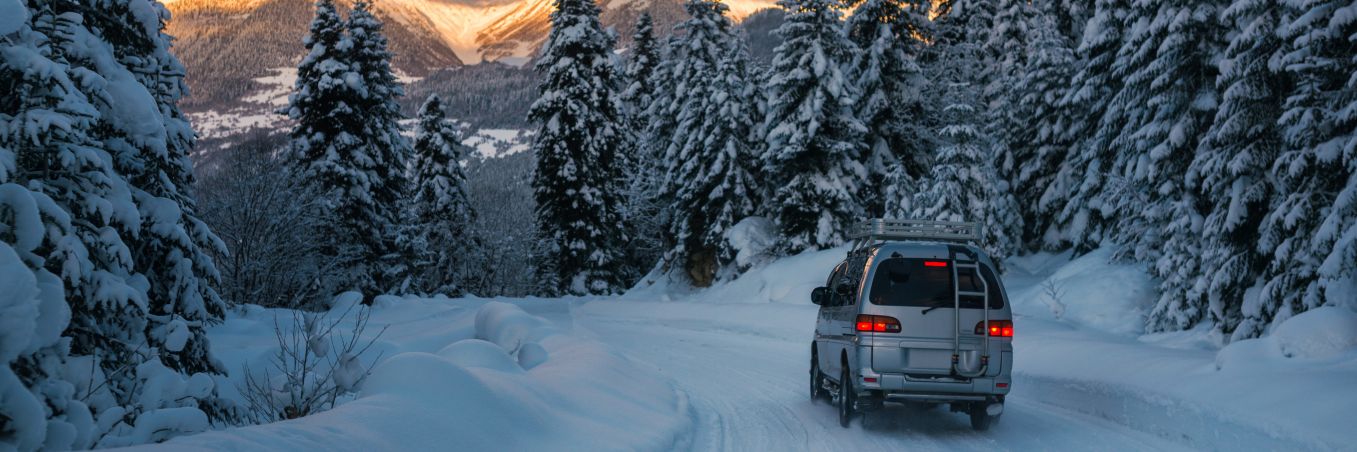 Driving a Van in the Alps