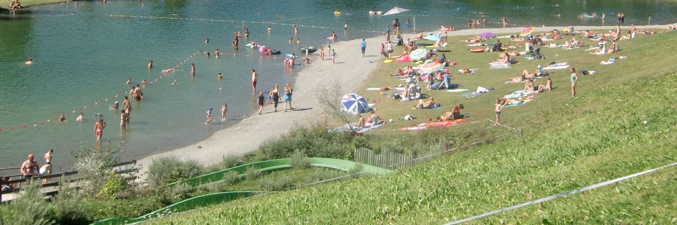 Lake Swimming, Les Gets in Summer