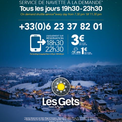 Les gets Night Shuttle Bus