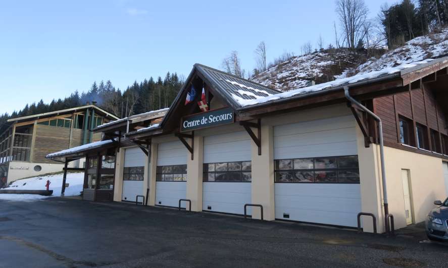 The fire station in Les Gets