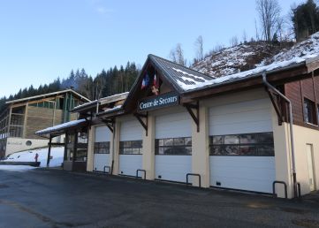 La caserne de pompiers des Gets