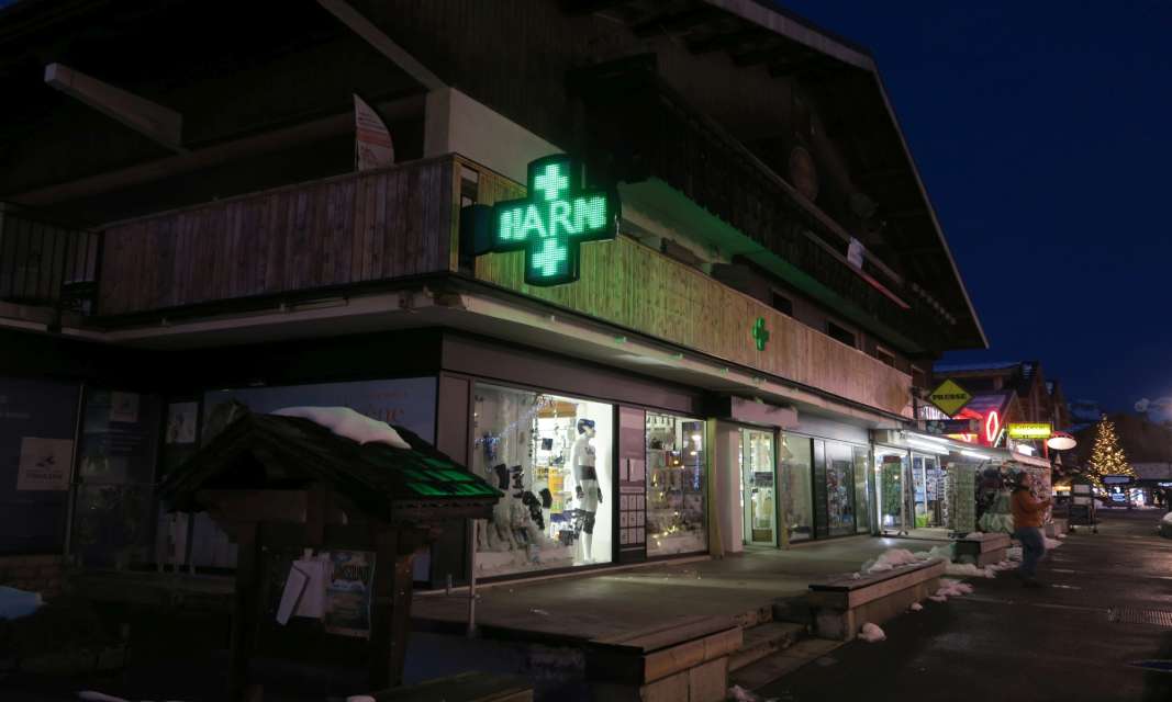 The pharmacy in Les Gets