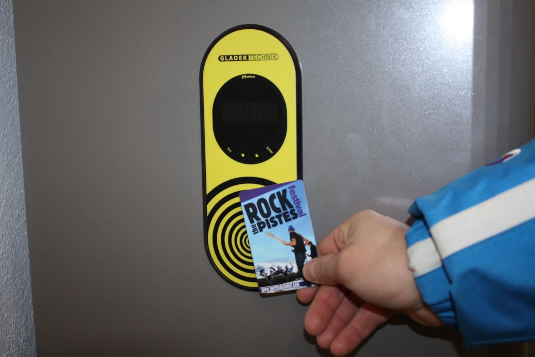 Ski lockers in Les Gets