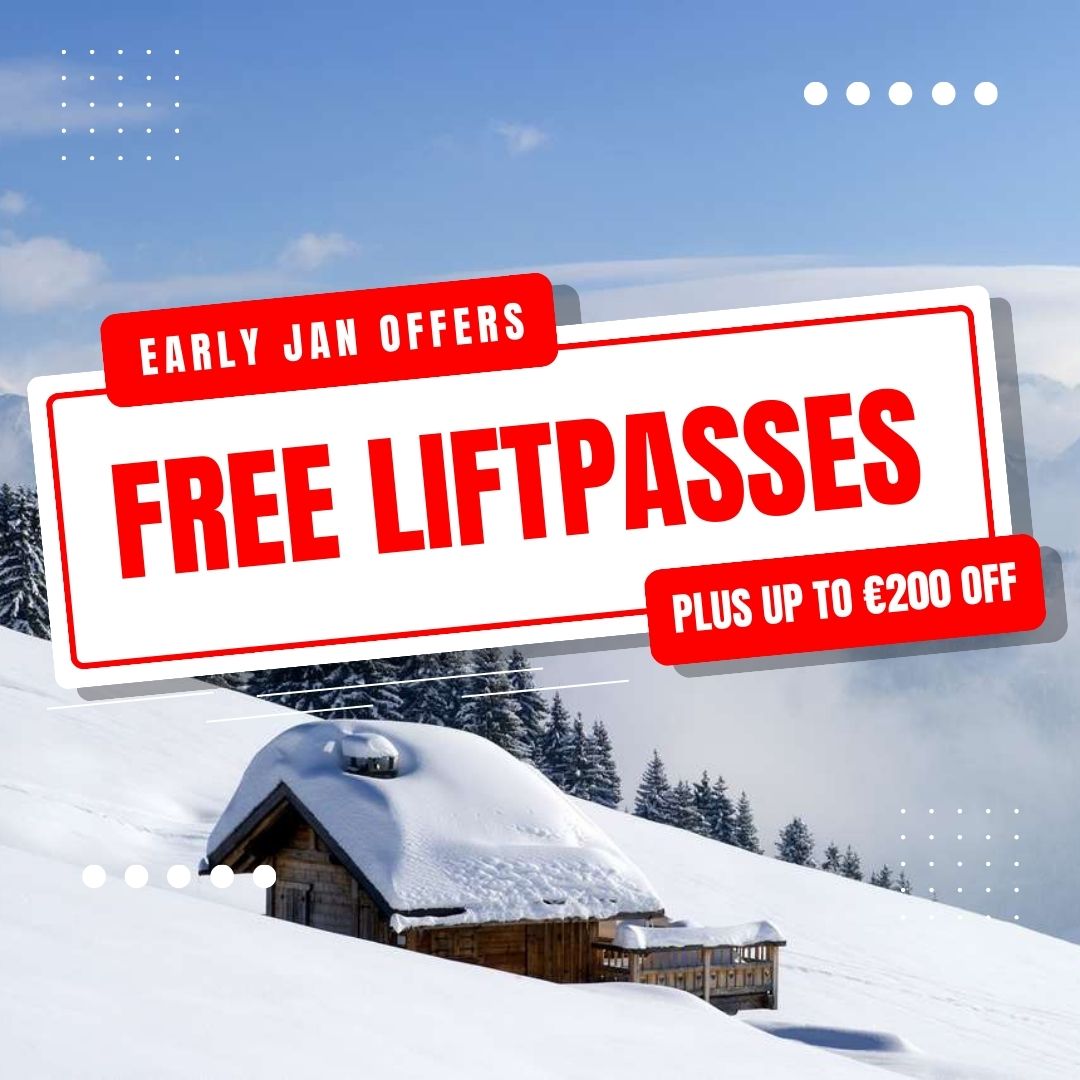Chalet holidays special offer graphic