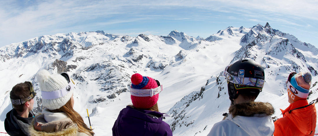 Ski Blanc, ski chalets Meribel.